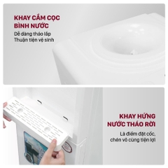 Cây nước nóng lạnh FUJIHOME WD675C-W 590W
