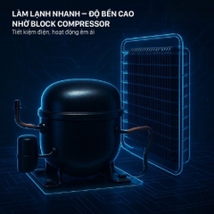 Cây nước nóng lạnh FUJIHOME WD675C-W 590W
