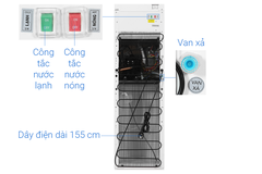 Cây nước nóng lạnh Hòa Phát HHC383 670W
