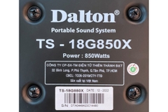 Loa kéo karaoke Dalton TS-18G850X 850W
