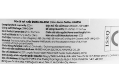 Bàn ủi hơi nước Delites HJ-8058 2400W