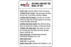 Đèn pha năng lượng mặt trời nhôm SUNTEK RP-300