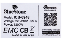 Bếp từ đôi âm BlueStone ICB-6948 5200W