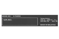 Google Tivi QLED Mini LED Sony AI 4K 75 inch K-75XR90
