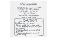 Bàn ủi hơi nước cầm tay Panasonic NI-GHD015WRA 1570W
