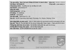 Bàn ủi hơi nước Philips DST3040/70 2600W