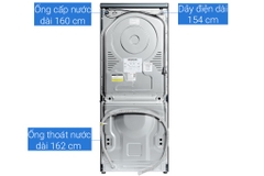 Tháp giặt sấy Haier Laundry Center Inverter giặt 14 kg - sấy 13 kg HWD140-BD14LCU1L(GN)