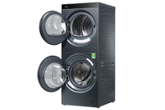 Tháp giặt sấy Haier Laundry Center Inverter giặt 14 kg - sấy 13 kg HWD140-BD14LCU1L(GN)