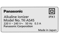 Máy lọc nước điện giải ion kiềm Panasonic TK-AS45 3 tấm điện cực