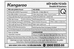 Bếp từ đôi âm Kangaroo KG856i 4000W