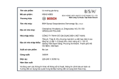 Lò nướng âm tủ Bosch HBA514BB3 71 lít