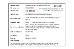 Lò nướng hơi nước âm Bosch HQA534BB3B 71 lít