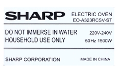 Lò nướng Sharp EO-A323RCSV-ST 32 lít