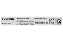 Lò vi sóng Toshiba MW3-MM25PE(BK) 25 lít