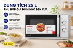 Lò vi sóng Toshiba MW3-MM25PE(SV) 25 lít