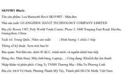 Loa Bluetooth Havit SK919BT