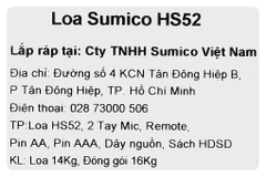 Loa karaoke Sumico All-in-one HS52 150W
