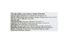 Loa vi tính Bluetooth Enkor E700 Đen