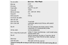 Bình đun siêu tốc Magic 1.8 lít A-072