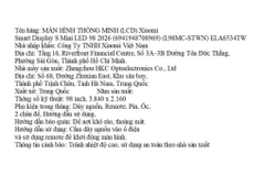 Màn hình thông minh Xiaomi 4K 98 inch Smart Display S L98MC-STWN 2026