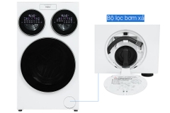 Máy giặt Haier 3 lồng MultiWash Inverter 14 kg (12 kg + 2x1 kg) HW140-BD14697WU1