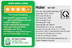 Máy giặt Haier X9 Inverter 14 kg HW140-BD14387GNU1