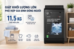 Máy giặt Panasonic Inverter 11.5 kg NA-FJ115X1BV