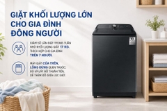 Máy giặt Samsung Ecobubble Inverter 17 kg WA40F17E7CSV