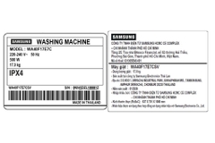 Máy giặt Samsung Ecobubble Inverter 17 kg WA40F17E7CSV