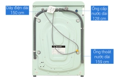 Máy giặt sấy Hisense Roman Holiday Inverter giặt 10.5 kg - sấy 7 kg WD105R5