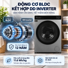 Máy giặt Xiaomi giặt 10.5 kg - sấy 7 kg WD105MJA10VN