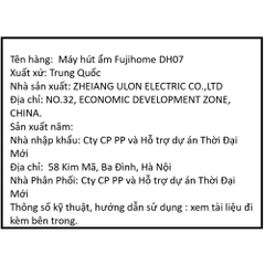 Máy hút ẩm FUJIHOME DH07
