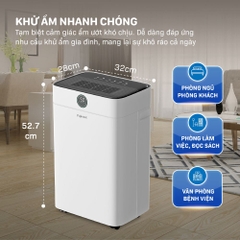 Máy hút ẩm Fujihome DH18W-HEPA