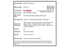 Máy hút bụi không dây Bosch BCS61113