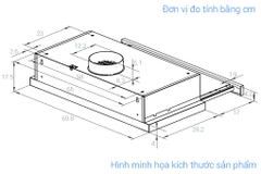 Máy hút mùi âm tủ Electrolux ECP7311GB
