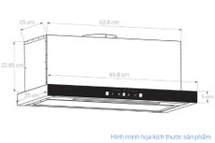 Máy hút mùi âm tủ KAFF KF-TH1700S