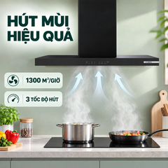 Máy hút mùi áp tường Bosch DWB98IJ60I