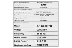 Máy hút mùi kính cong KAFF KF-GB107PB