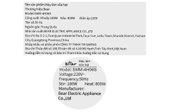 Máy làm sữa hạt đa năng Bear SMM-4H06S