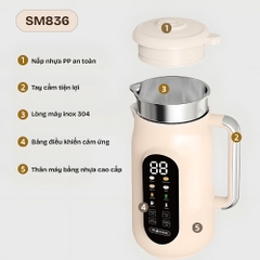 Máy làm sữa hạt đa năng Fujihome SM836