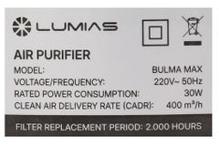 Máy lọc không khí Lumias Bulma Max 30W