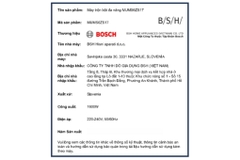Máy nhồi bột đánh trứng Bosch MUMS6ZS17