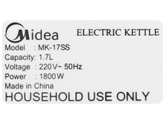 Bình đun siêu tốc Midea 1.7 lít MK-17SS