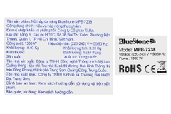 Nồi lẩu hấp đa năng BlueStone MPB-7238 17 lít