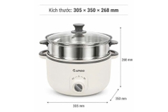 Nồi lẩu điện đa năng Rapido RFM50WSM-1 5 lít