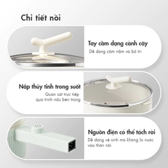 Nồi lẩu điện Gaabor EC-20M01A 2 lít