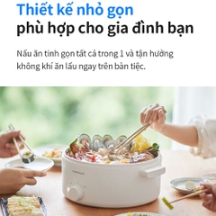 Nồi lẩu hấp đa năng Lock&Lock EJP124IVY 3 lít