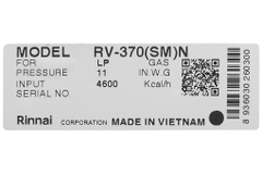 Bếp gas đôi Rinnai RV-370(SM)N