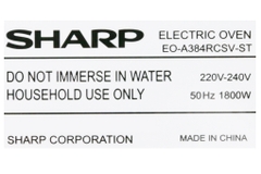 Lò nướng Sharp EO-A384RCSV-ST 38 lít