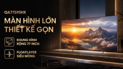 Smart Tivi OLED Samsung AI 4K 77 inch QA77S95HX